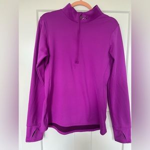 Under Armour Purple Quarter Zip - Size Large